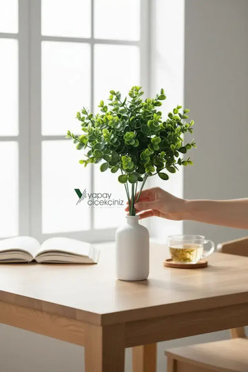 SteweHome Dekoratives Künstliches Blumenstrauß mit Blattwerk