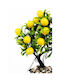 Stewehome Bonsai Artificial Copac Plantă în Ghiveci Lemn Detaliu Piatra