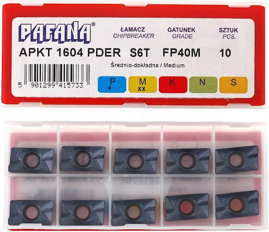 Pafana Apkt 1604 Pder-s6t Fp40m Карбидна Фреза За Плочки