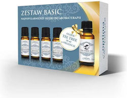 Optima Natura Basic Set Eucalyptus Essential Oil 10ml + Pine Essential Oil 10ml + Lavender Essential Oil 10ml + Orange Essential Oil 10ml + Tea Tree Essential Oil 30ml