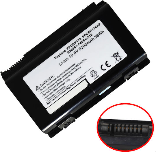 Съвместима Батерия за Fujitsu LifeBook Fujitsu Lifebook E8410 E8420 Ah550 Nh570 N7010 с 5200mAh