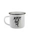 Koupakoupa Just Do It Enamel Mug Black 360ml