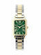 Timex Дамски Часовник 21mm Кварцов с Златна Стоманена Браслета