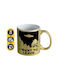 Koupakoupa I Want To Leave Ufo Ceramic Gold Mug 330ml