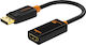 Cabletime CT-AV586-01G4K Конвертор DisplayPort мъжки към HDMI женски
