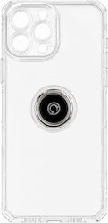 Transparente Silikon Handyhülle Apple iPhone 13 Pro Drehbarer Kickstand Ring & Verstärkte Ecken Transparente Silikon Handyhülle Apple iPhone 13 Pro Drehbarer Kickstand Ring & Verstärkte Ecken