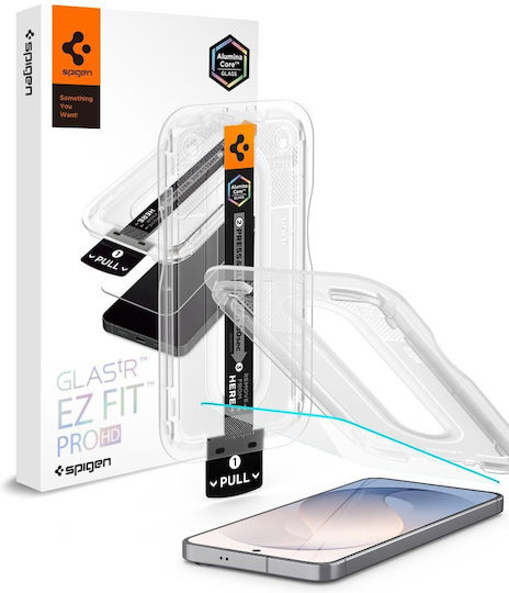 Закалено стъкло за защита Samsung Galaxy S26 Fe Spigen Glas.tr Ez Fit Pro Ac Hd Clear Agl11996