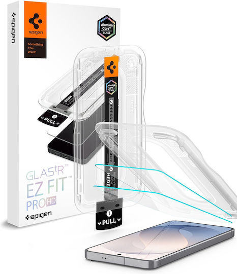 Τζάμι Προστασίας Samsung Galaxy S26 Fe Spigen Glas.tr Ez Fit Pro Ac 2-pack Clear Agl11811
