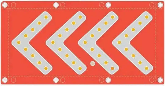 Prolutech Signage Accessories in Orange Colour with Width 85cm