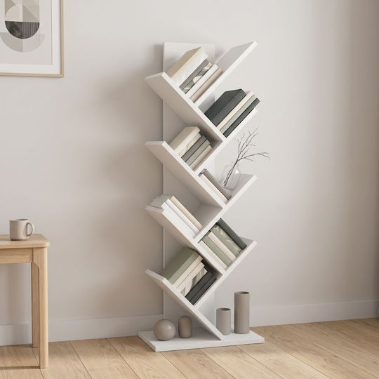 Bookcase White 45x26.4x120cm