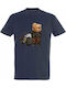 Kids T-shirt Blue Marine