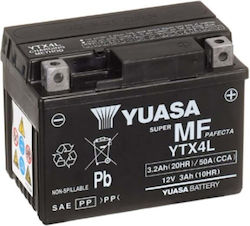 Baterie pentru motociclete Yuasa Ytx4l Agm 12v ...