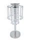 Marhome Kristall Kerzenhalter in Silber Farbe 20x20x50cm