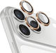 Zanaé Protecție Cameră Iphone 17 Pro 17 Pro Max Sticlă Securizată Aurie