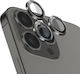 Zanaé Handy-Kameraschutz für iPhone 13 Pro / 13 Pro Max aus gehärtetem Glas Schwarz