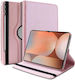 Smart Case 360° Въртящ се Стойка Book Cover Samsung Galaxy Tab S10 Fe S10 Lite Розово злато