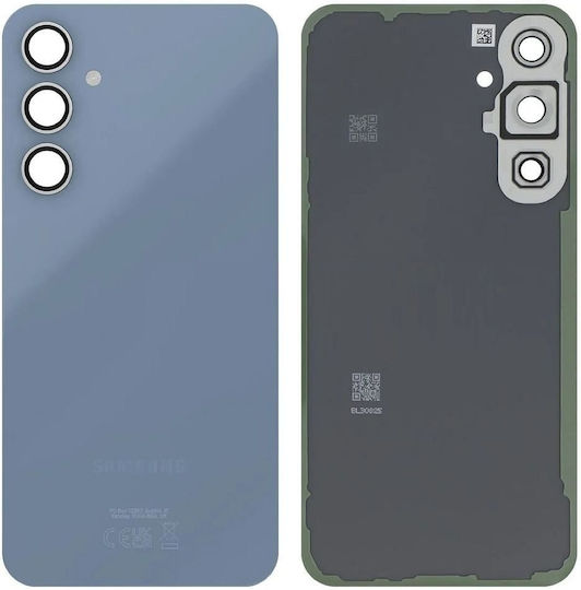 Samsung Galaxy S23 Fe Battery Door + Battery Door Adhesive + Back Camera Lens Bezel Indigo Oem