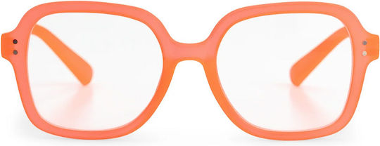 Looplabb Damentaugliche Lesebrillen +2.00 in Orangen Farbe