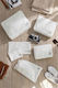 Stewehome Suitcase Storage Organizer Set Travel 6 Pieces Polyester 25x40 Cm