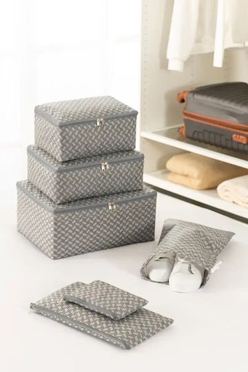 SteweHome Gepäckzubehör Organizer-Koffer Reise 6 Stück Polyester 25x40 cm