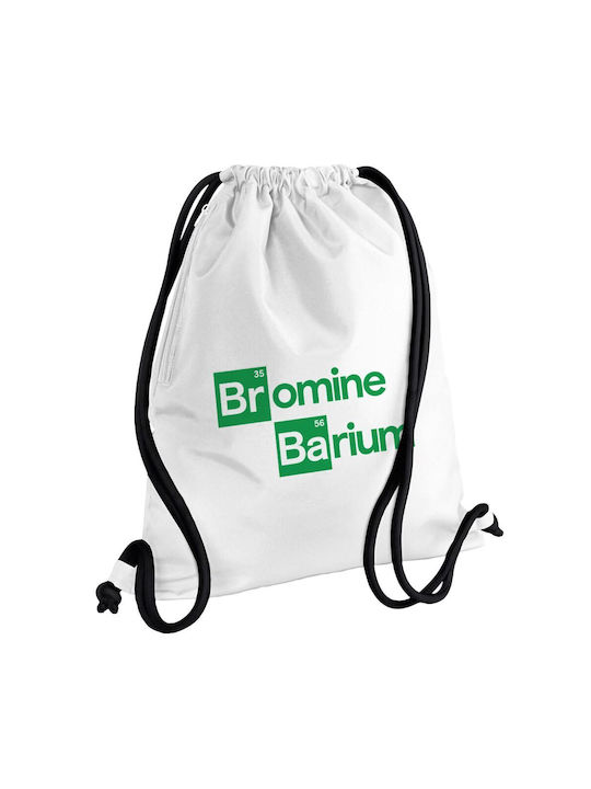 Koupakoupa Breaking Bad Parodie Bromin Barium KP_35058_Gymtasche-Rück Weiß