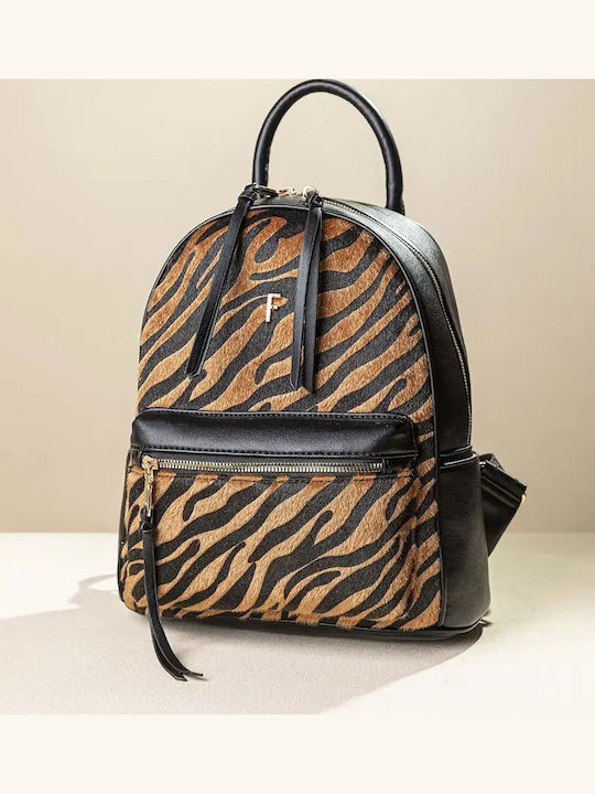 Fragola Γυναικεία Τσάντα Πλάτης Camel Tiger