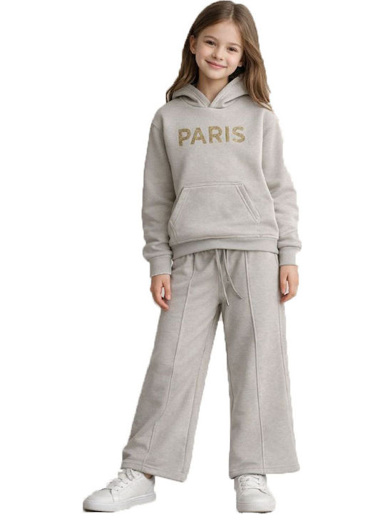 Kids Sweatpants Set Grey