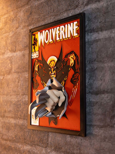 Wolverine 3d Κάδρο Fan Art