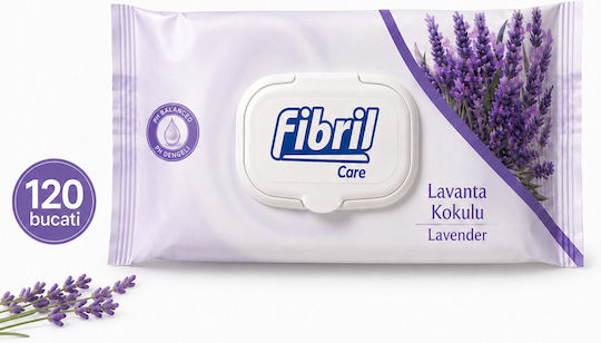 Fibril Șervețele Umede Bebe Fără Alcool și Parabeni 120 Bucăți