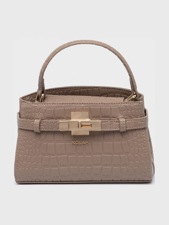 Nolah Iliana Women's Satchel Bag Taupe