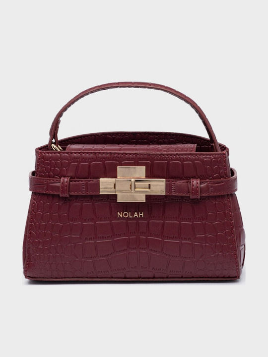 Nolah Iliana Women's Satchel Bag Burgundy