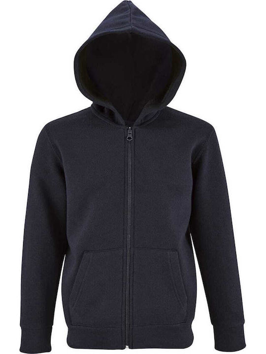 Kids Moda Hooded Cardigan Navy Blue