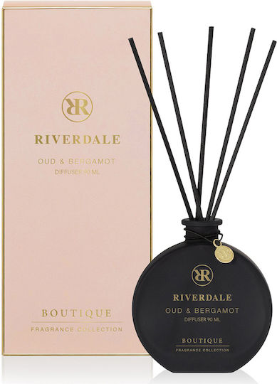 Oud & Bergamotte Diffusor 90ml Boutique Duftstäbchen Riverdale