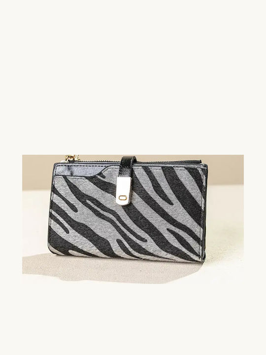 Fragola Large Women's Wallet Black tiger