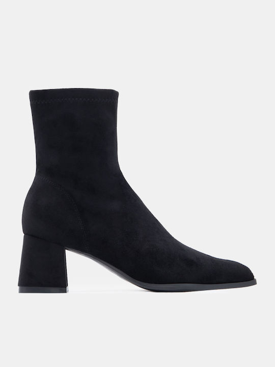 Luigi Suede Women's Ankle Boots with Medium Hee...