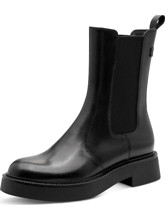 Tamaris Leather Women's Ankle Boots Black