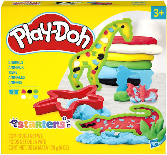 Hasbro Play-Doh Set de Aluat de modelare Plasticină cu 6 Culori pentru 3+ Ani