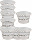 Set 50 Boluri Din Plastic Transparente