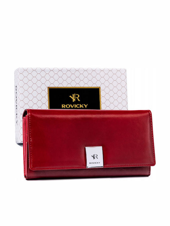 Rovicky Γυναικείο Πορτοφόλι με RFID Κόκκινο Rovicky Γυναικείο Πορτοφόλι με RFID Κόκκινο