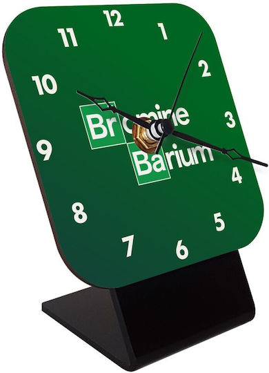 Koupakoupa Breaking Bad Parodie Brom Barium Tischuhr mit Zeigern Holz KP_35058_clock-desk-square