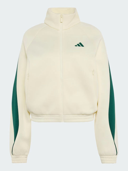 adidas Stadium TrackTop Damen Trainingsjacke Beige