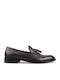 Leather Men's Moccasins In Black Colour