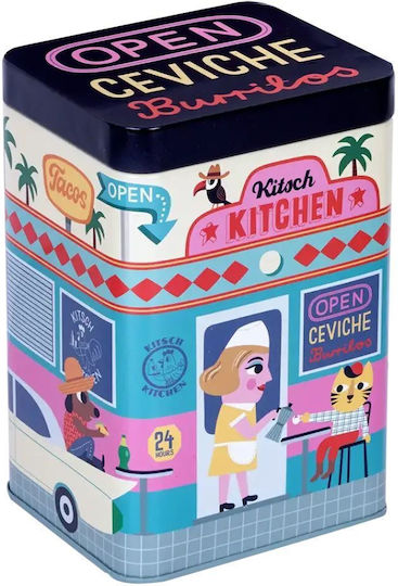 Kitsch Kitchen Dekorative Boxen Metallisch 10x15cm