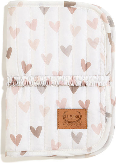 Lamillou Mollet Ortalion Θήκη Αλλαγή Πάνας Heartbeat Beige 103.03707