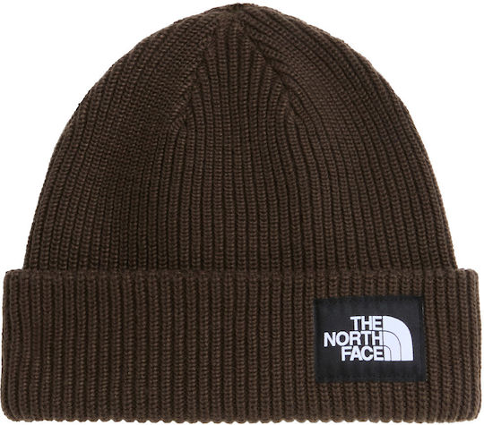 Salty Beanie Unisex Strickmütze in Braun Farbe