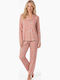 Comfort Winter Women's Pyjamas Set Pink