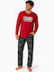 Comfort Summer Women's Pyjama Set Red Night