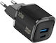 Blue Star Wireless Charger GaN With USB-A Output Port And USB-C Output Port 33W Power Delivery Black VT-332