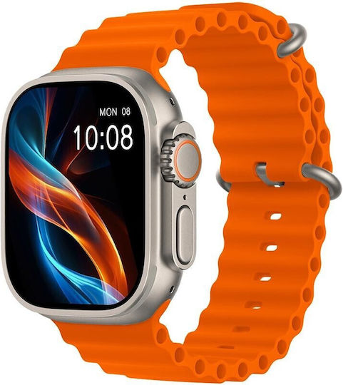 KLGO SW-2 Smartwatch cu pulsometru Portocaliu