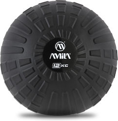 AMILA Μπάλα Slam 12kg σε Μαύρο Χρώμα